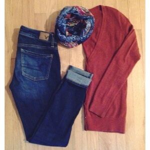 Paisley Print Infinity Scarf